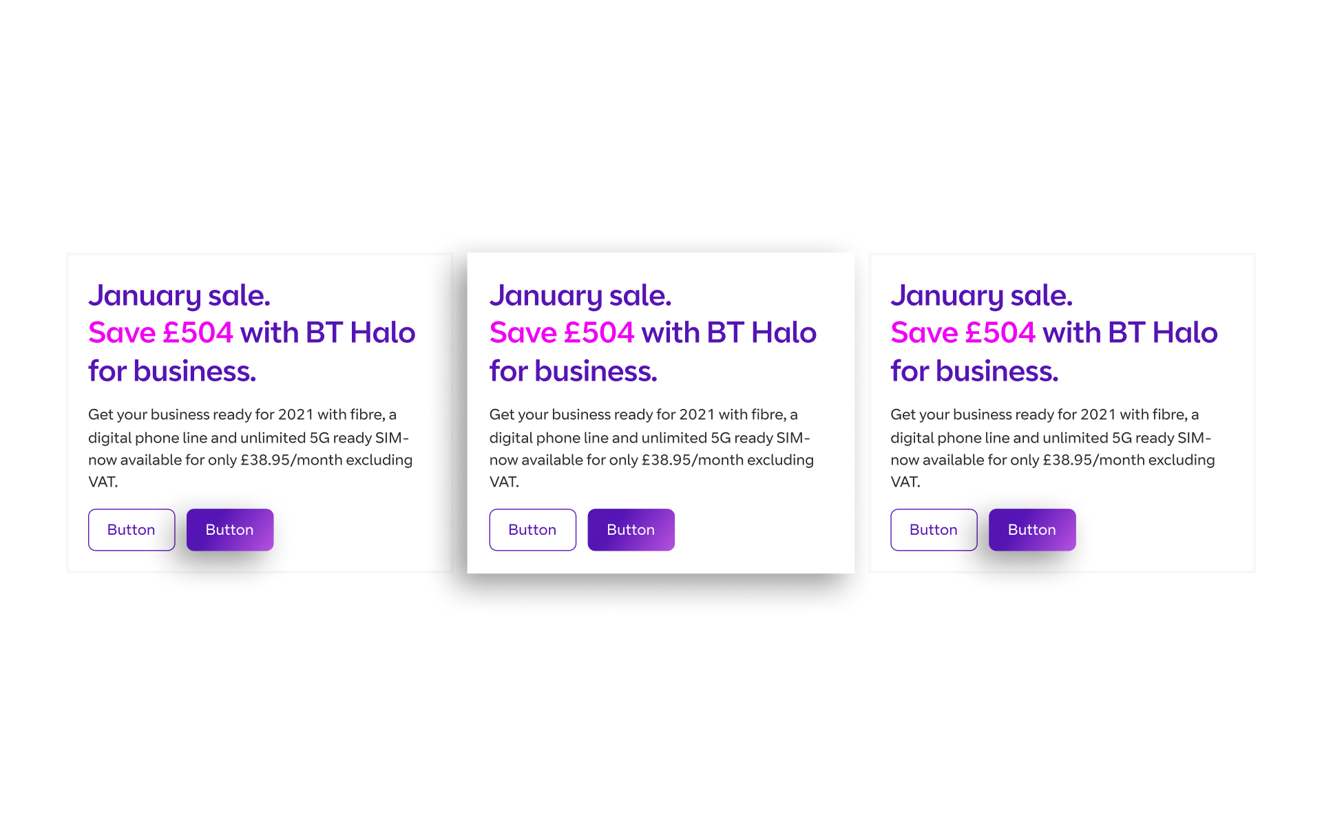 An example overlaid modal window