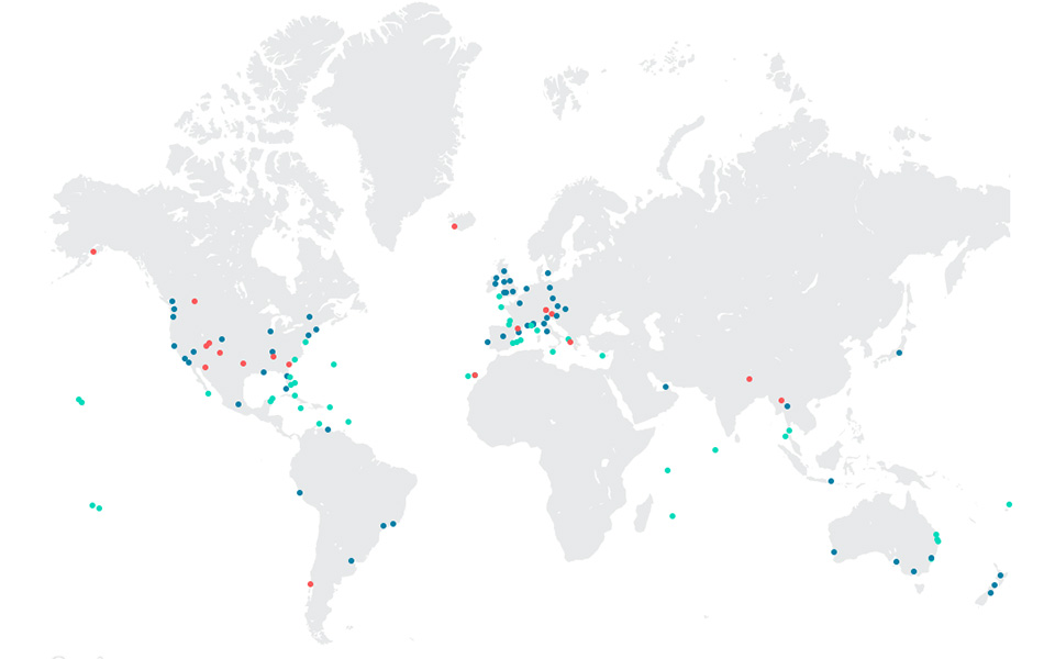 Map of Locations