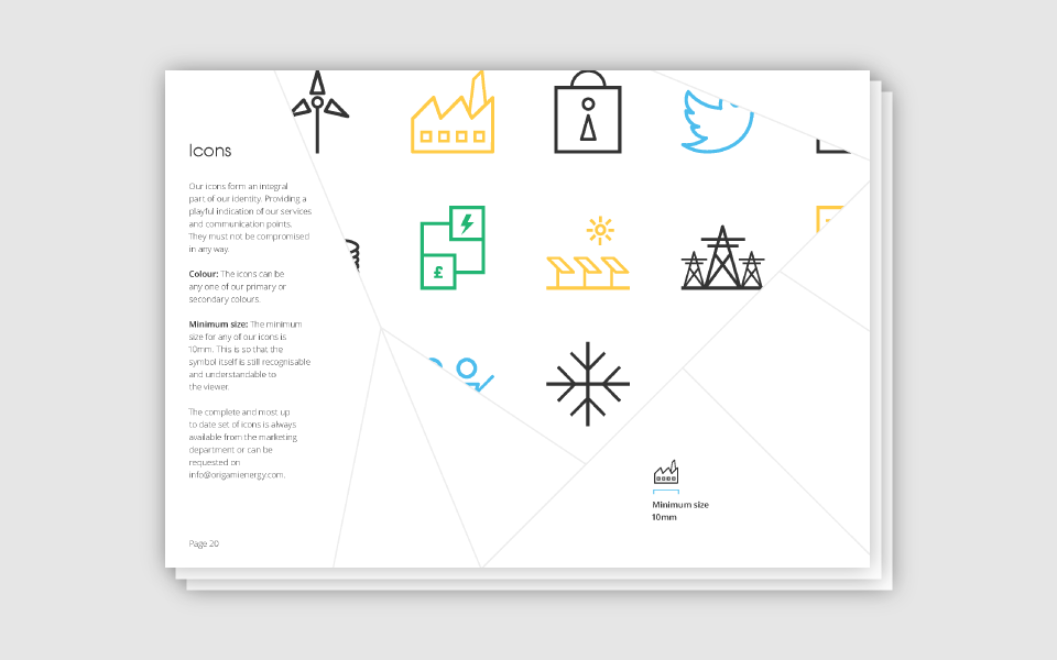 Brand guidelines example page 8