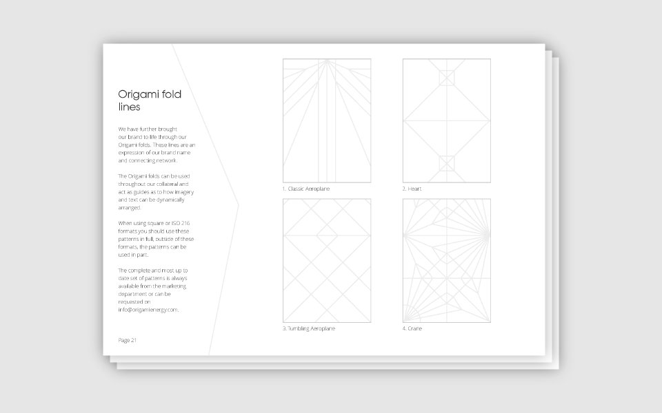 Brand guidelines example page 9