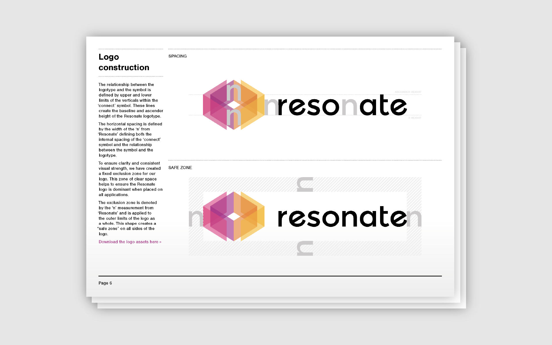 Brand guidelines example page 4