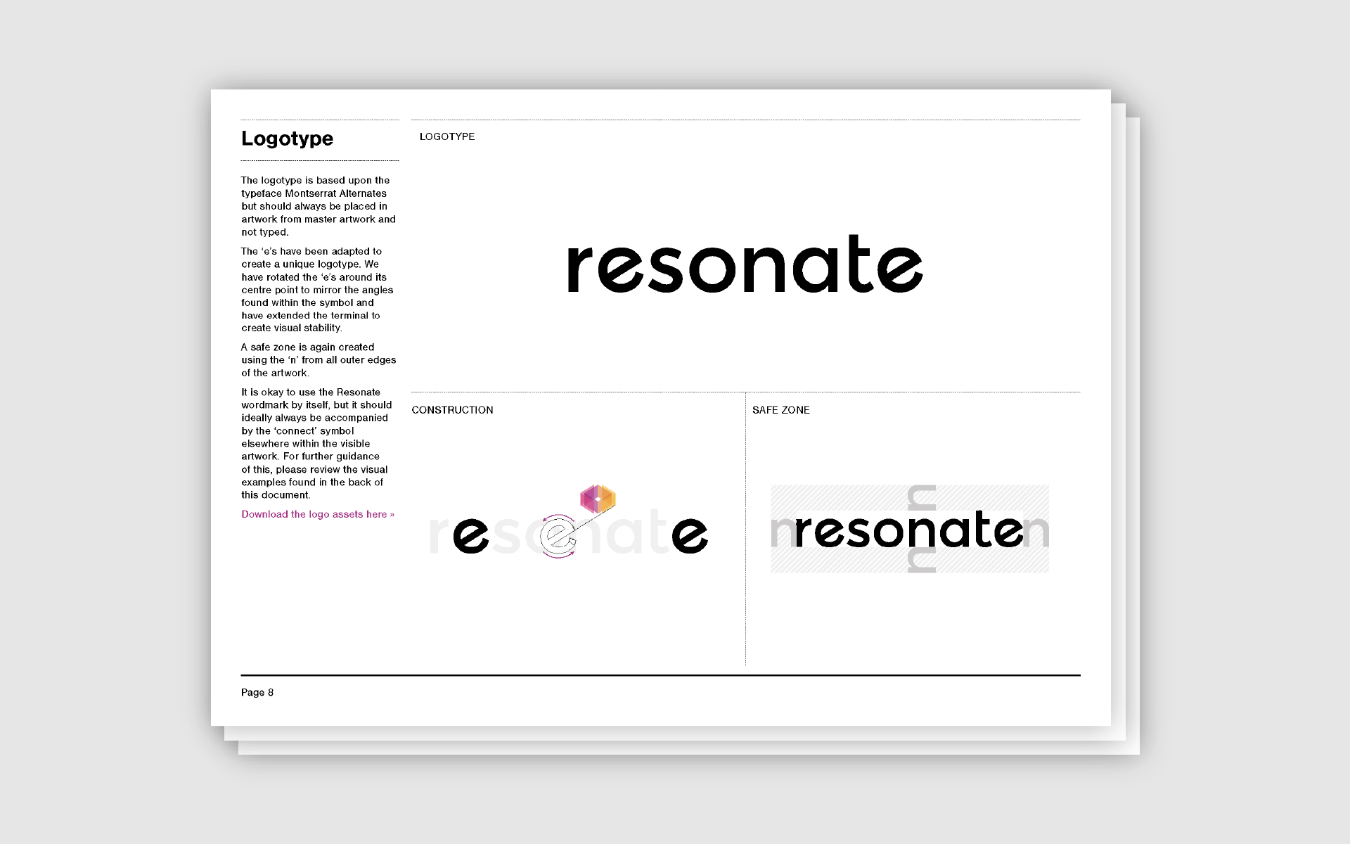 Brand guidelines example page 6